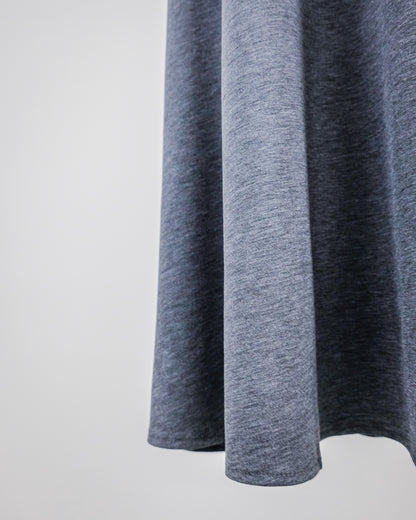 Cut and Sew Skirt [603417] charcoal (79)