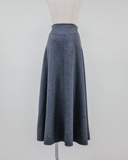 Cut and Sew Skirt [603417] charcoal (79)