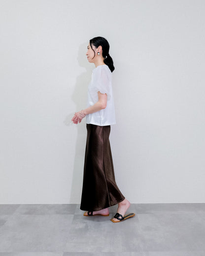 Satin Skirt [603415] brown(60)