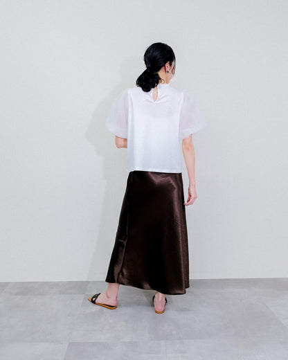 Satin Skirt [603415] brown(60)