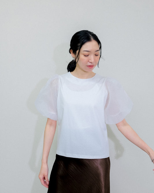 【SALE/50%0ff】Balloon Sleeve T-Shirt [603393] off