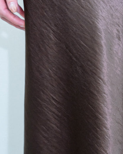 Satin Skirt [603415] brown(60)