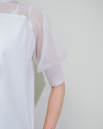 【SALE/50%0ff】Organdy T-Shirt [603394] off