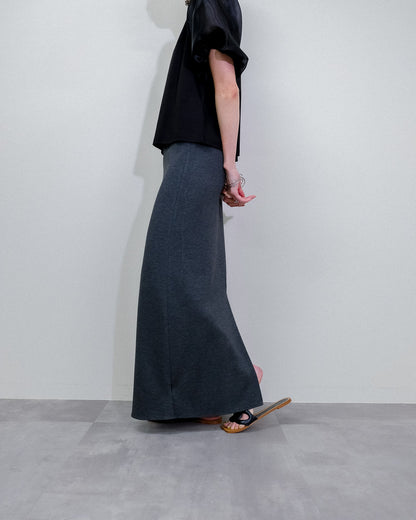Cut and Sew Skirt [603418] charcoal (79)