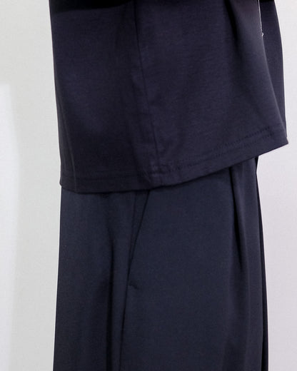 【SALE/50%0ff】Organdy T-Shirt [603394] black