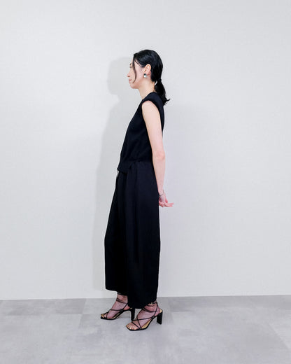 Shoulder Padd Kint Tops [603409] black(99)