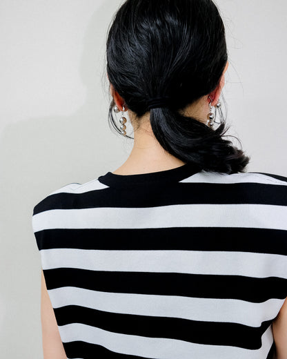 Shoulder Padd Kint Tops [603409] mix(96)