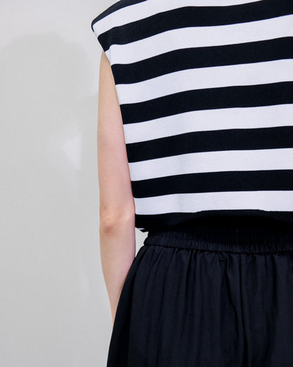 Shoulder Padd Kint Tops [603409] mix(96)