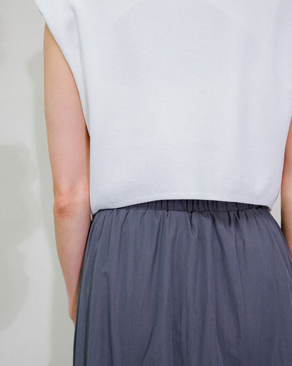 Shoulder Padd Kint Tops [603409] off(01)