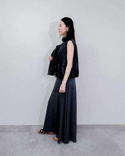 Fake Leather Vest [603423] black(99)