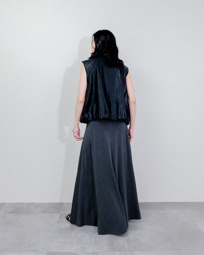 Fake Leather Vest [603423] black(99)