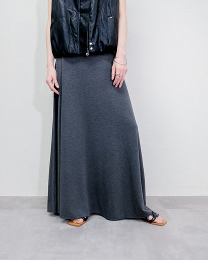 Cut and Sew Skirt [603417] charcoal (79)