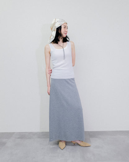 Cut and Sew Skirt [603418] l.grey (70)