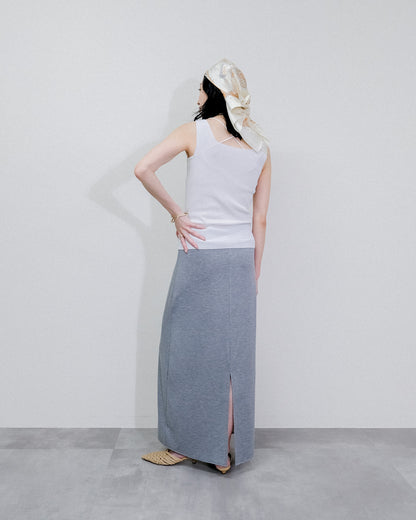 Cut and Sew Skirt [603418] l.grey (70)
