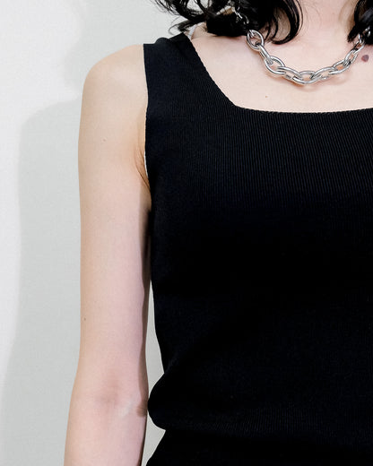 Knit Tank Tops [603410] black(99)