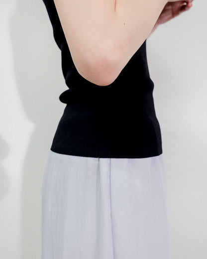 Knit Tank Tops [603410] black(99)