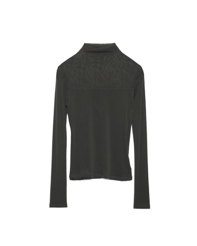 【SALE/50%0ff】Sheer Tops [603369] khaki
