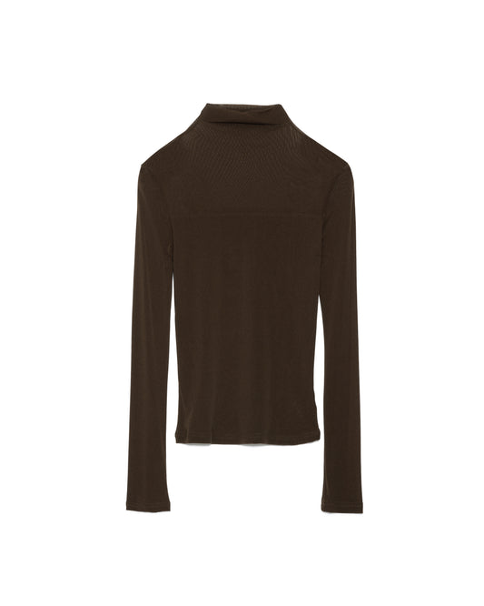 【SALE/50%0ff】Sheer Tops [603369] brown