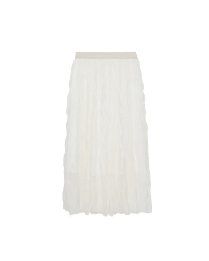 【Summer SALE!!】Washer Skirt [603379] ivory(76)