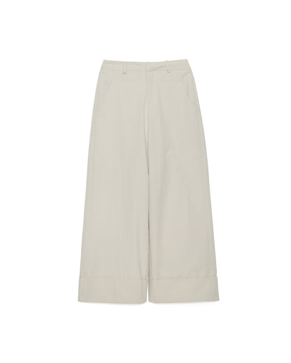 Chino Wide Pants [603385] ivory