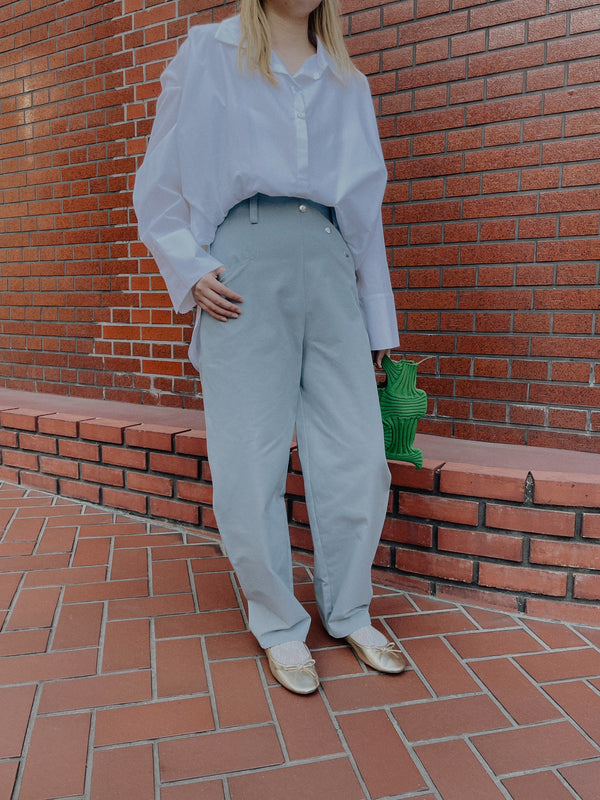 【Summer SALE!!】Balloon Shirt [603345] off(01)