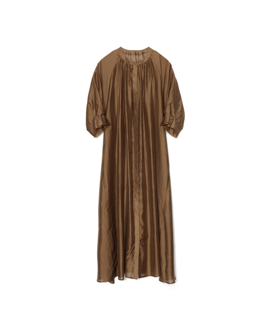 【SALE/50%0ff】Sleeve Tuck Dress [603397] mocha beige