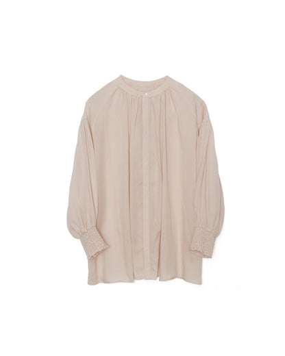 【SALE/50%0ff】2way Sheer Blouse [603391] pink beige
